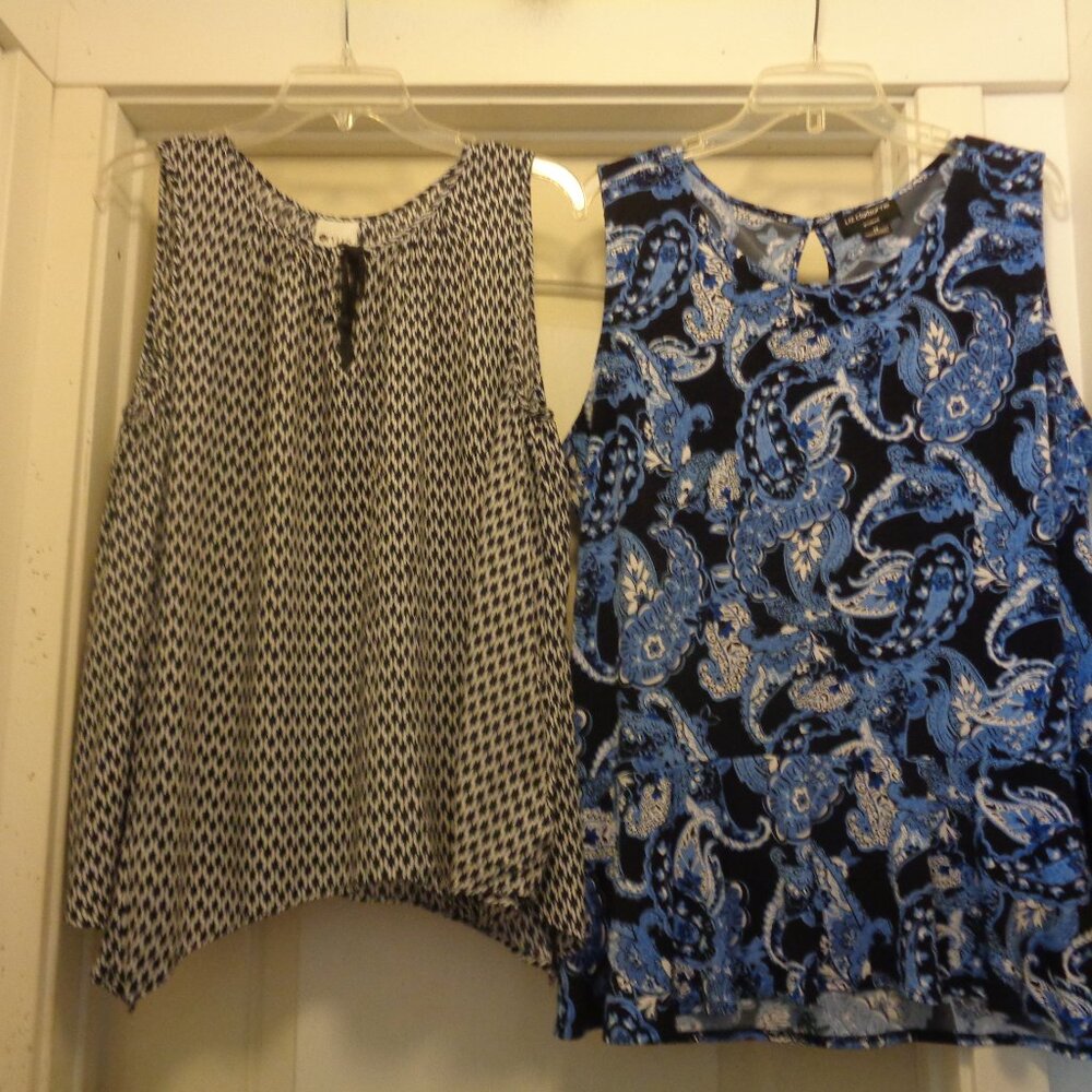 SUNNY WEATHER BUNDLE OF 2 BLOUSES X L LOT